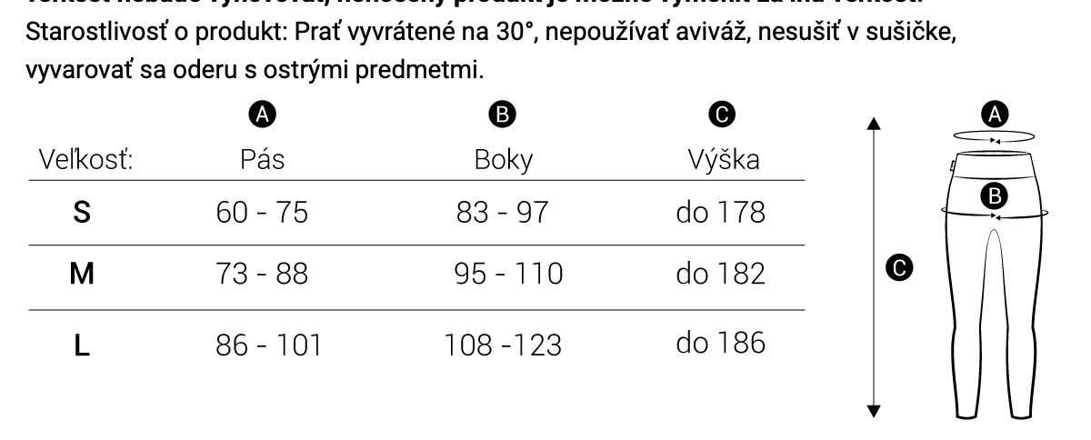 Udržateľné legíny Abraka